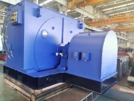 TAW1400-16/2150-6kV-IP44增安型无刷励磁同步电动机顺利验收
